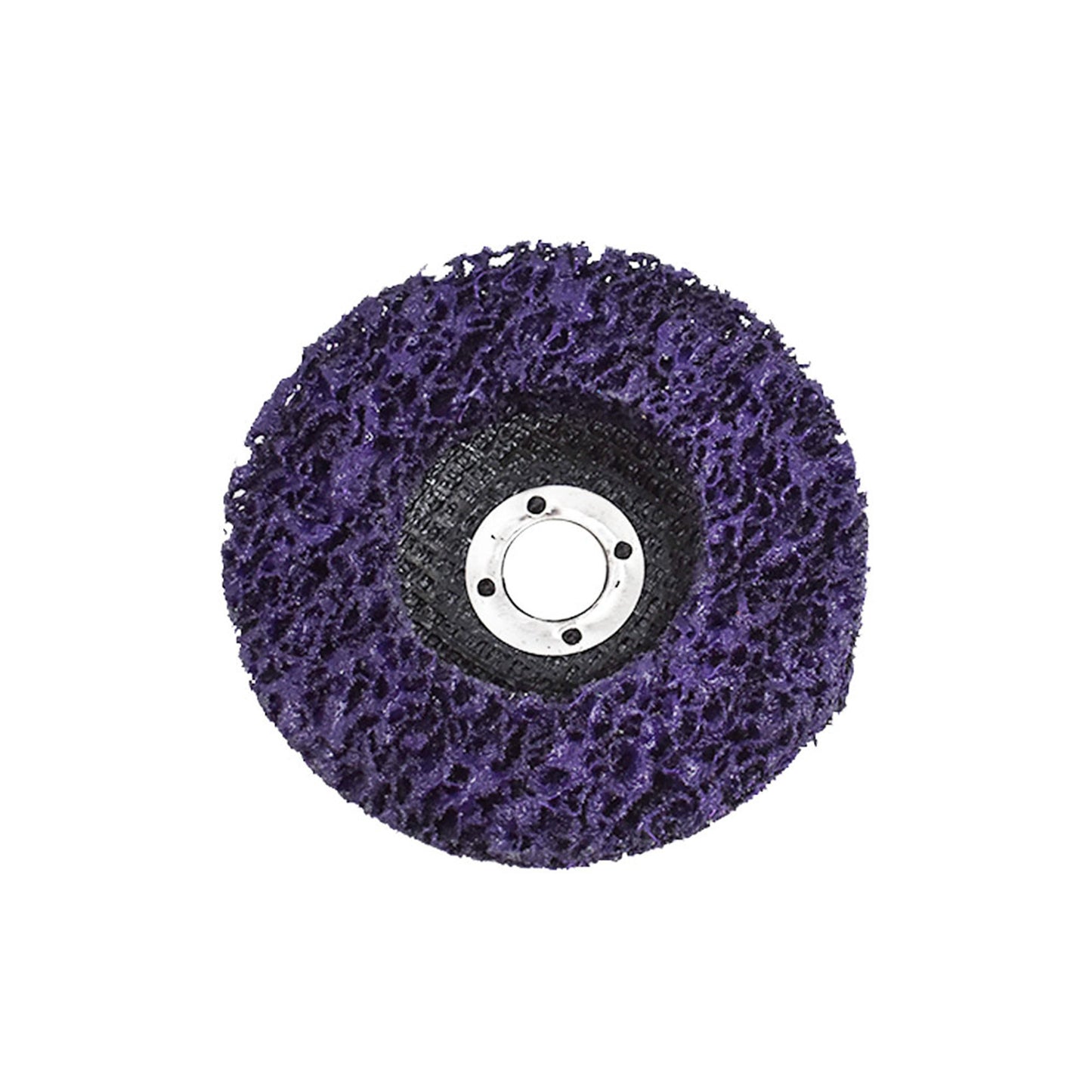 5 Pack 4 Inch Poly Strip Wheel Paint Rust Removal Clean For Angle Grinder Purple
