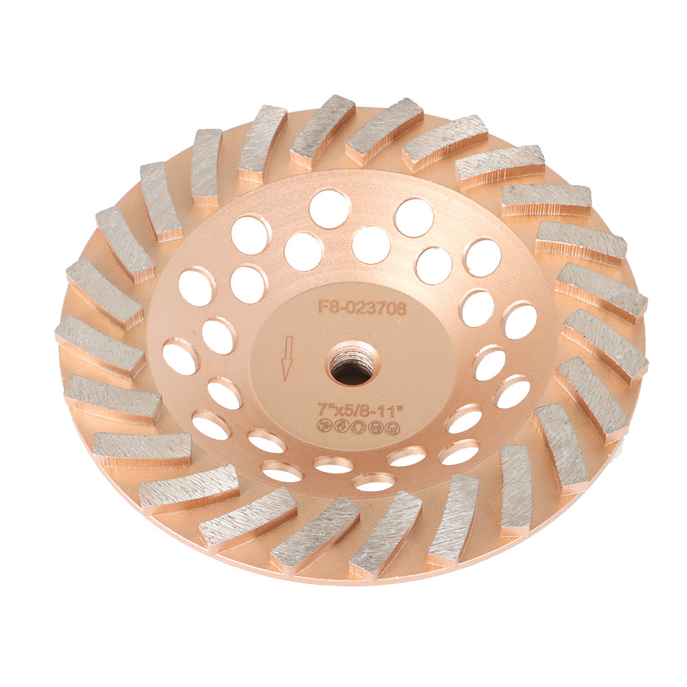 Findmall 7" 24 Turbo 5/8"-11" Arbor Grinding Wheels For Concrete And Masonry