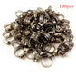 100 Pcs 3/4"-1"Stainless Steel Adjustable Drive Hose Clamps Fuel Line Worm Clips FINDMALLPARTS