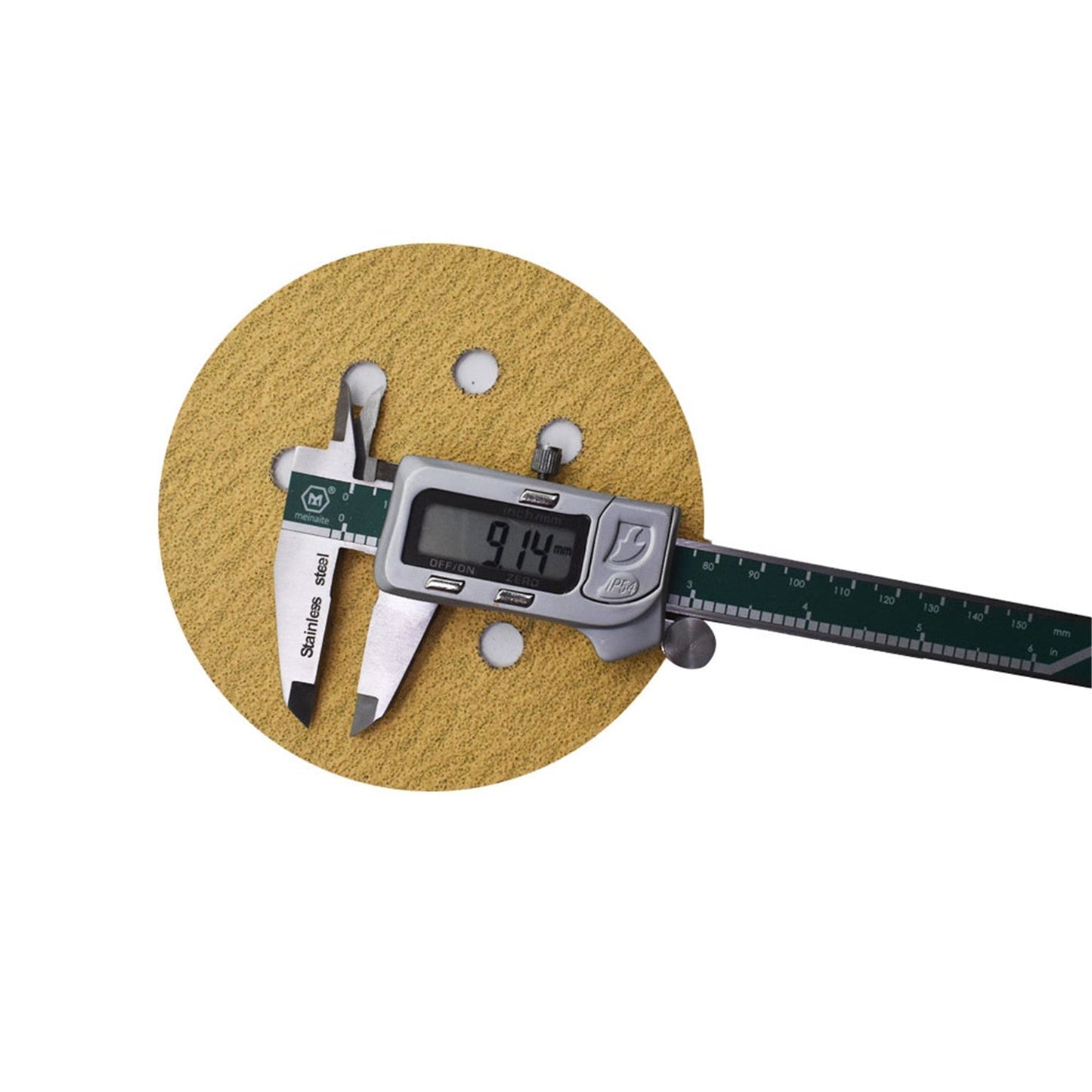 100Pcs 5'' Inch 8-Hole 60 Grit Hook-and-Loop Sanding Disc Sander Paper FINDMALLPARTS