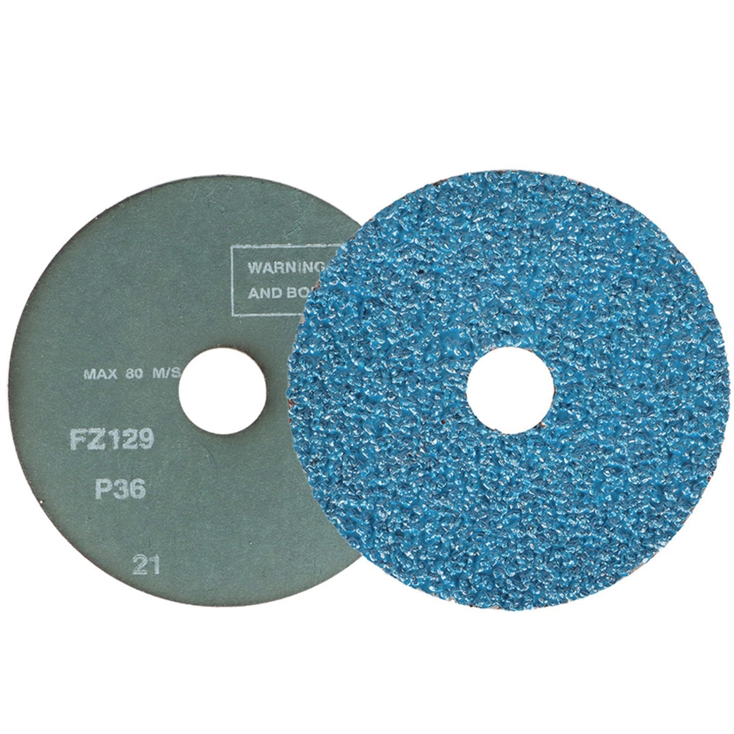 25Pcs 4.5"x7/8" 36 Grit Zirconia Resin Fiber Disc Grinding and Sanding Discs FINDMALLPARTS