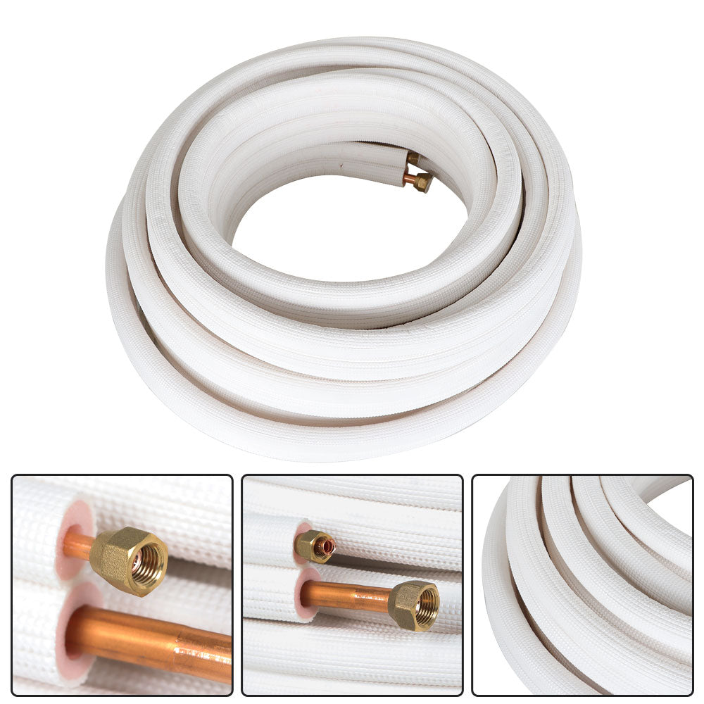 Findmall 1/4" - 1/2" Dia. 50 Feet Install Kit For Mini Split Heat Pump Systems