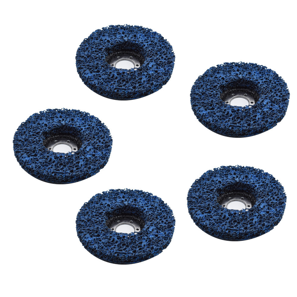 5 Pack 4.5"x7/8" Quick Change Easy Strip Discs Remove Paint Rust & Clean T27 FINDMALLPARTS