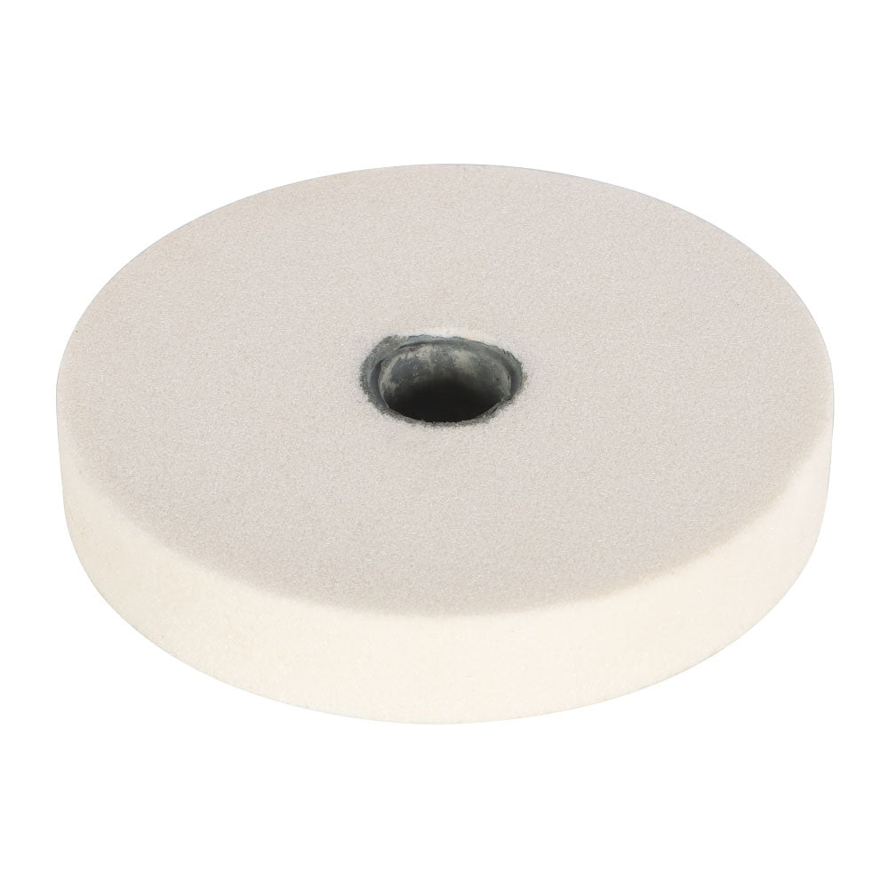 6-Inch by 1-Inch, 1-Inch Arbor, White Aluminum Oxide Grinding Wheel 60 Granulari FINDMALLPARTS