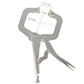6 Pcs C-Clamp Locking Pliers Set 11" Adjustable Locking Welding With Swivel Pads FINDMALLPARTS