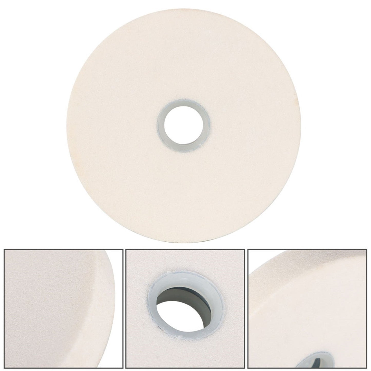 6" x 3/4" x 1" Grinding Wheel White Aluminum Oxide Cutting Tool 60 Grit FINDMALLPARTS