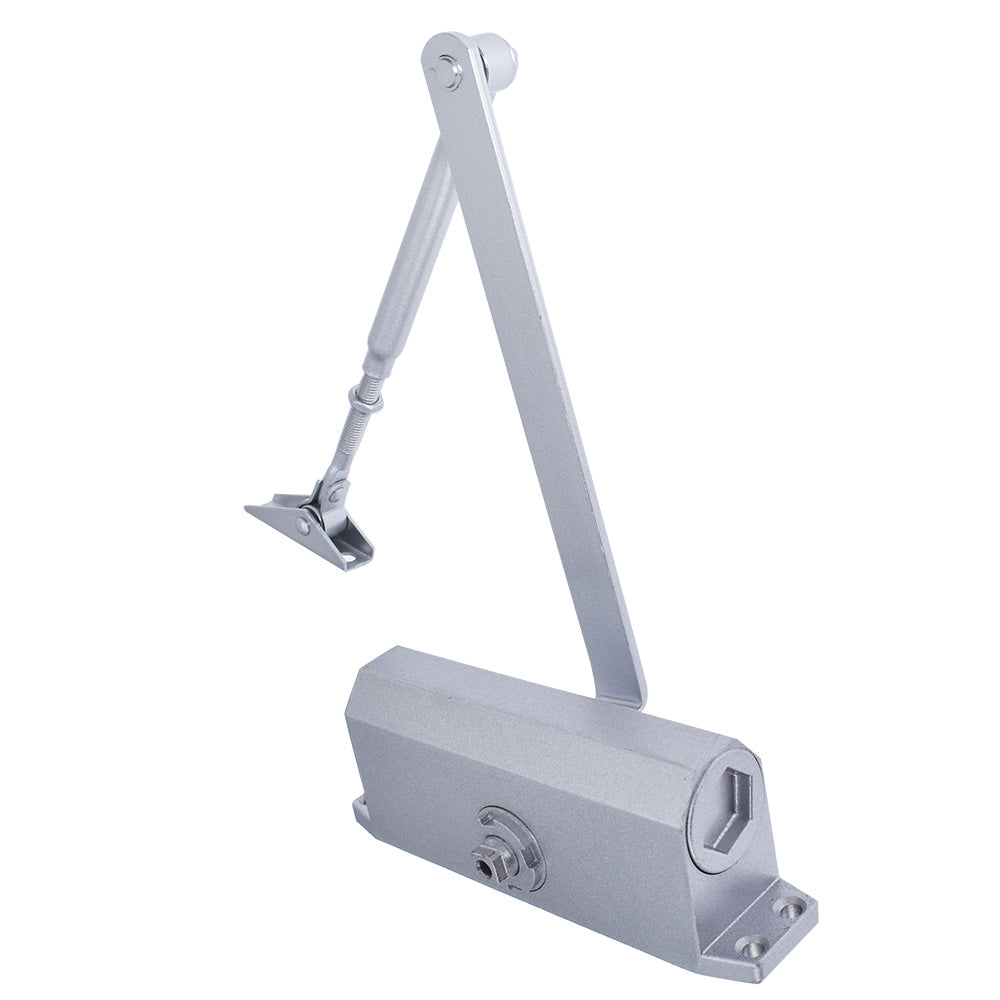 findmall 2x Aluminum Commercial Door Closer Two Independent Valves Control Sweep 45-65KG FINDMALLPARTS