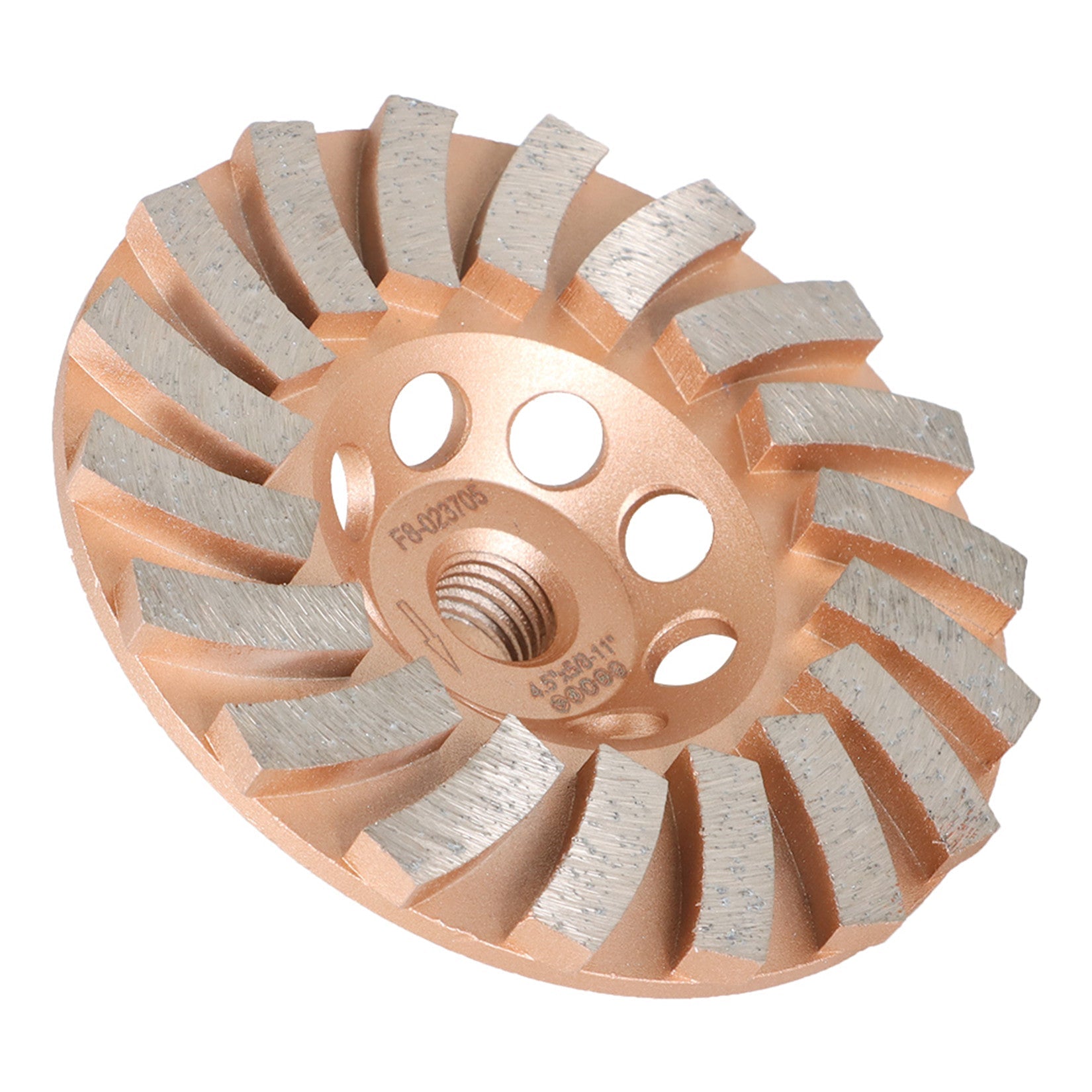 Grinding Wheels 4.5" Diameter 18 Turbo Diamond Segments 5/8"-11 Arbor FINDMALLPARTS