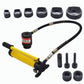 findmall 10 Ton 1/2" to 2" Hydraulic Knockout Punch Driver Tool With 6 Dies Kit Findmall