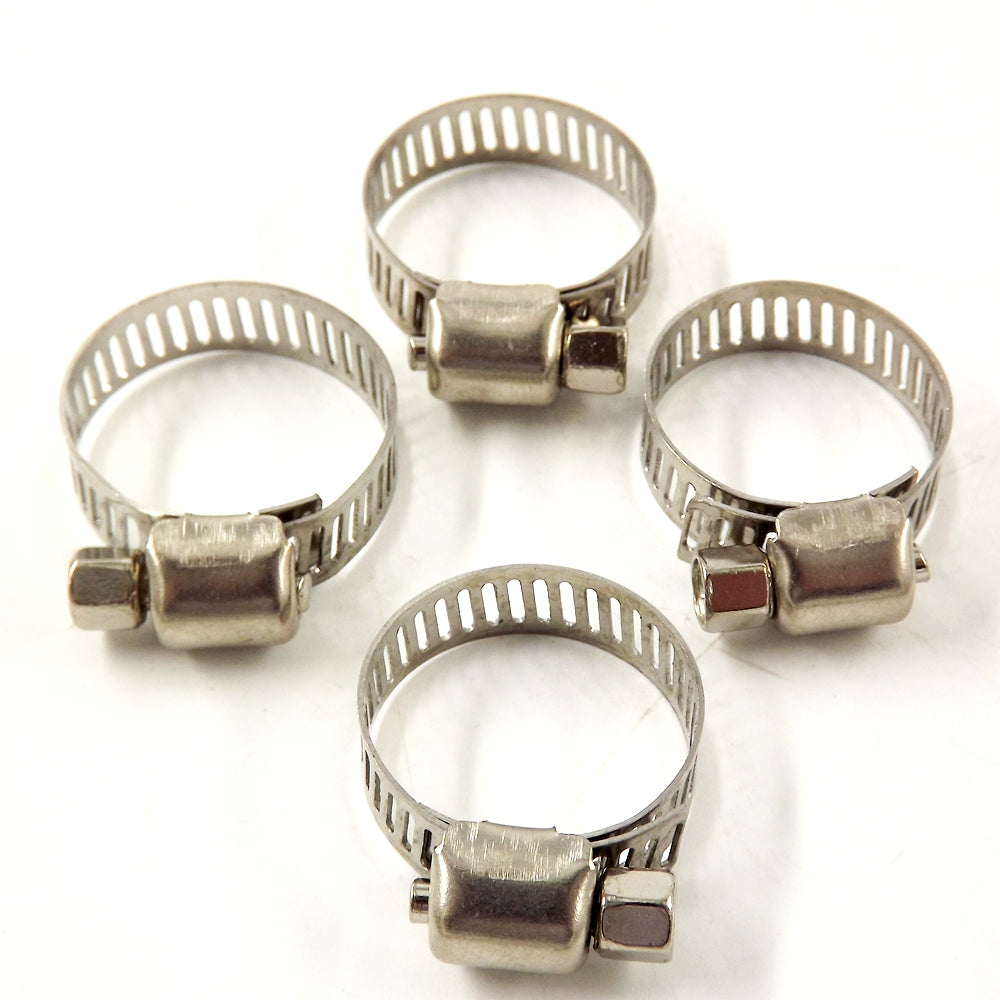 findmall 1/2"-3/4"Adjustable Stainless Steel Drive Hose Clamps Fuel Line Worm Clip 50pcs FINDMALLPARTS
