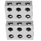 findmall  1-2-3 Blocks 11 Holes Matched Pair Ultra Precision .0001 Machinist Fit for Milling Machine FINDMALLPARTS