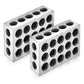 findmall 1-2-3 Blocks Matched Pair Hardened Steel 23 Holes Precision Machinist Milling FINDMALLPARTS