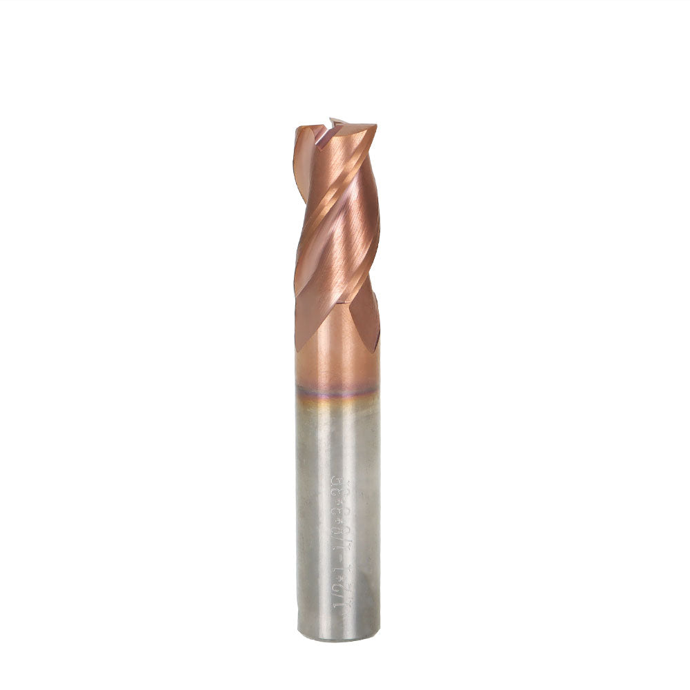 findmall 1/2" 3 flute 37° Helix 3" OAL 1-1/8" LOC Carbide End Mill FINDMALLPARTS