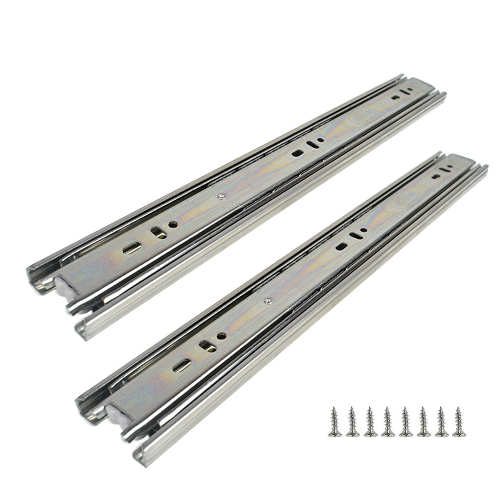 findmall  10 Pairs of 14 Inch Drawer Slides Ball Bearing Side Mount Full Extension Slide Rail Track Load Bearing 100 pounds FINDMALLPARTS