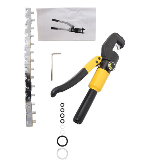 findmall 10 Ton Hydraulic Cable Crimper Wire Crimping Tool with 9 Dies Electrical Terminal Cable Wire Tool FINDMALLPARTS