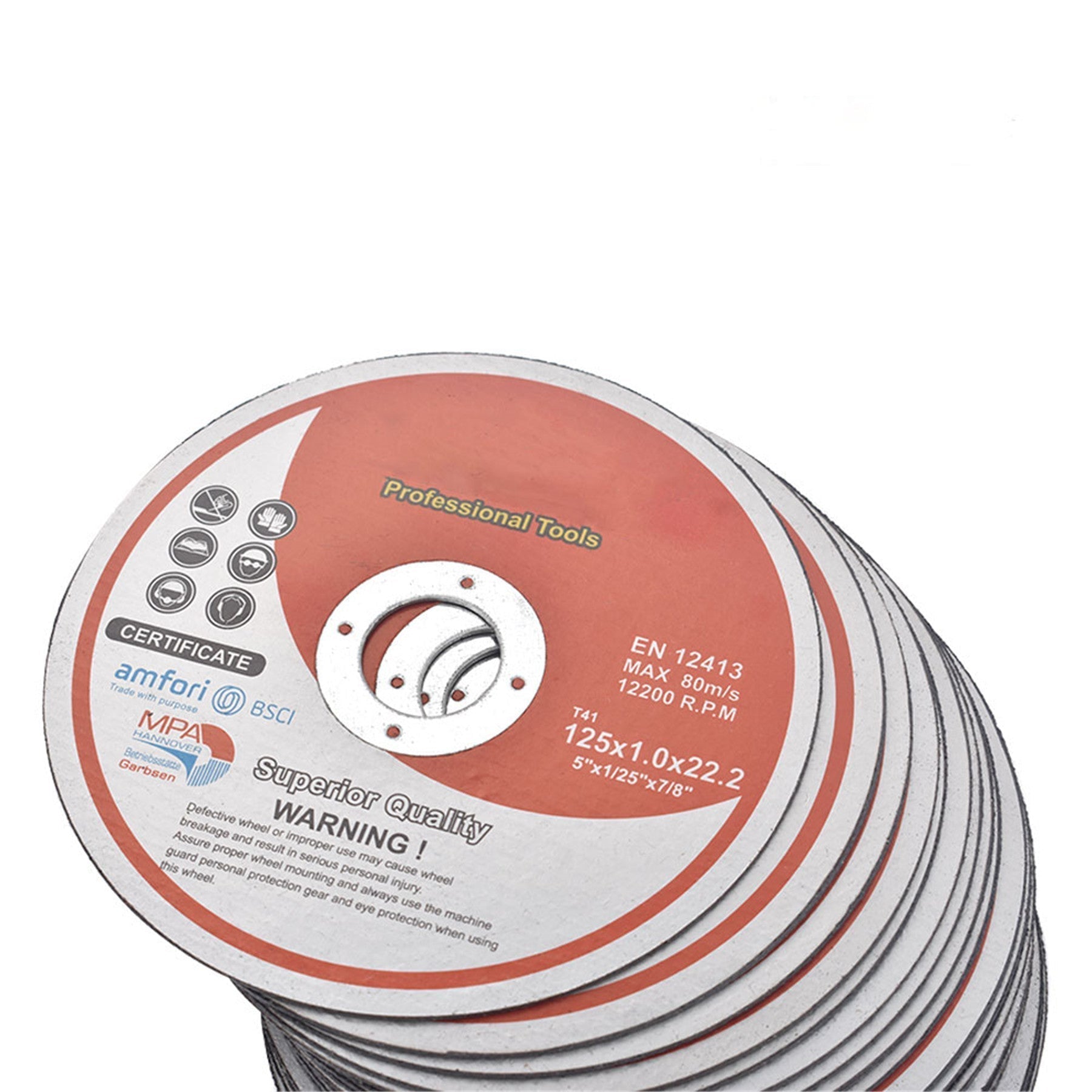 findmall 100 Pack 5"x.040"x7/8" Cut-Off Wheel - Metal & Stainless Steel Cutting Discs FINDMALLPARTS