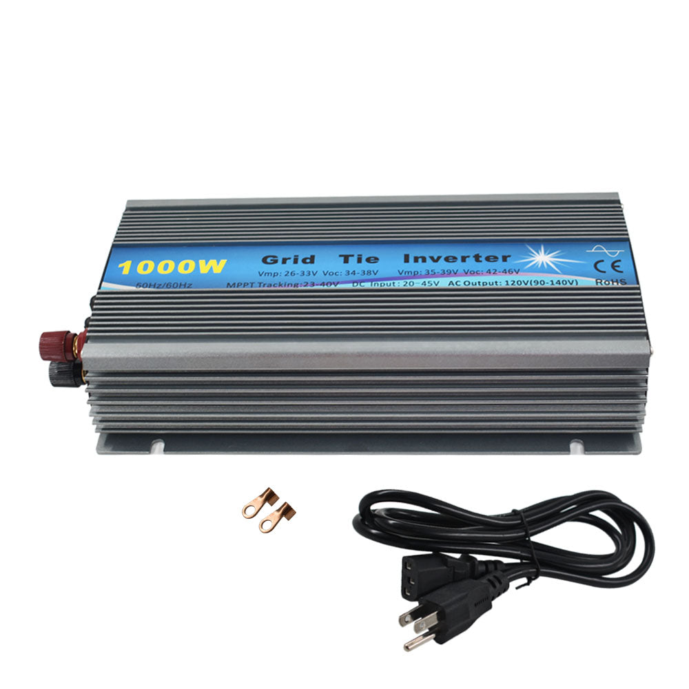 findmall 1000W Grid Tie Inverter 110V Use Solar Panel Pure Sine Wave Inverter for 24V/36V FINDMALLPARTS