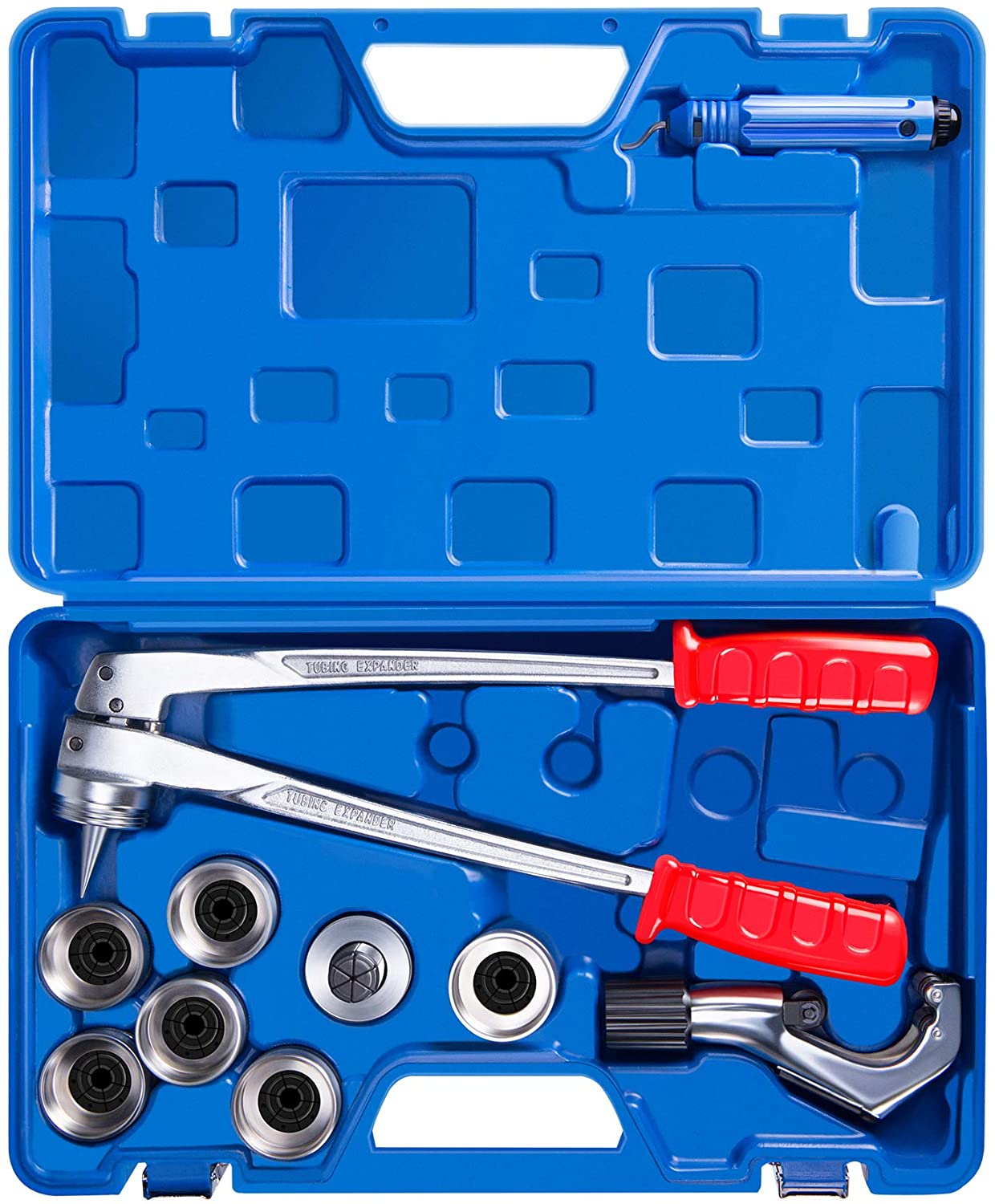 findmall 11Pcs Tube Expander Tool Kit With 7 Expander Heads 3/8" to 1-1/8" Pipe Cutter FINDMALLPARTS