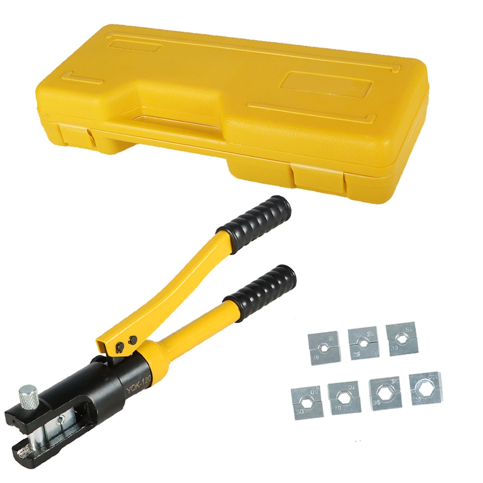 findmall 12 Ton Hydraulic Wire Crimper Battery Lug Terminal Cable Crimping Tool W/8 Dies FINDMALLPARTS