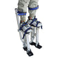 findmall  15-23 Inch Drywall Stilts Grade Adjustable Auminum Tool Stilt for Painting or Cleaning - Silver FINDMALLPARTS