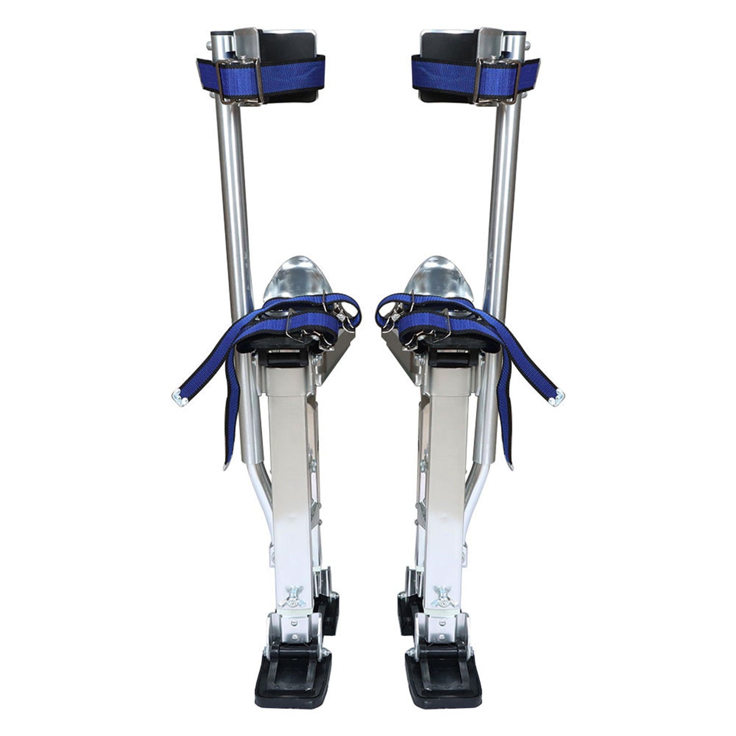 findmall  15-23 Inch Drywall Stilts Grade Adjustable Auminum Tool Stilt for Painting or Cleaning - Silver FINDMALLPARTS