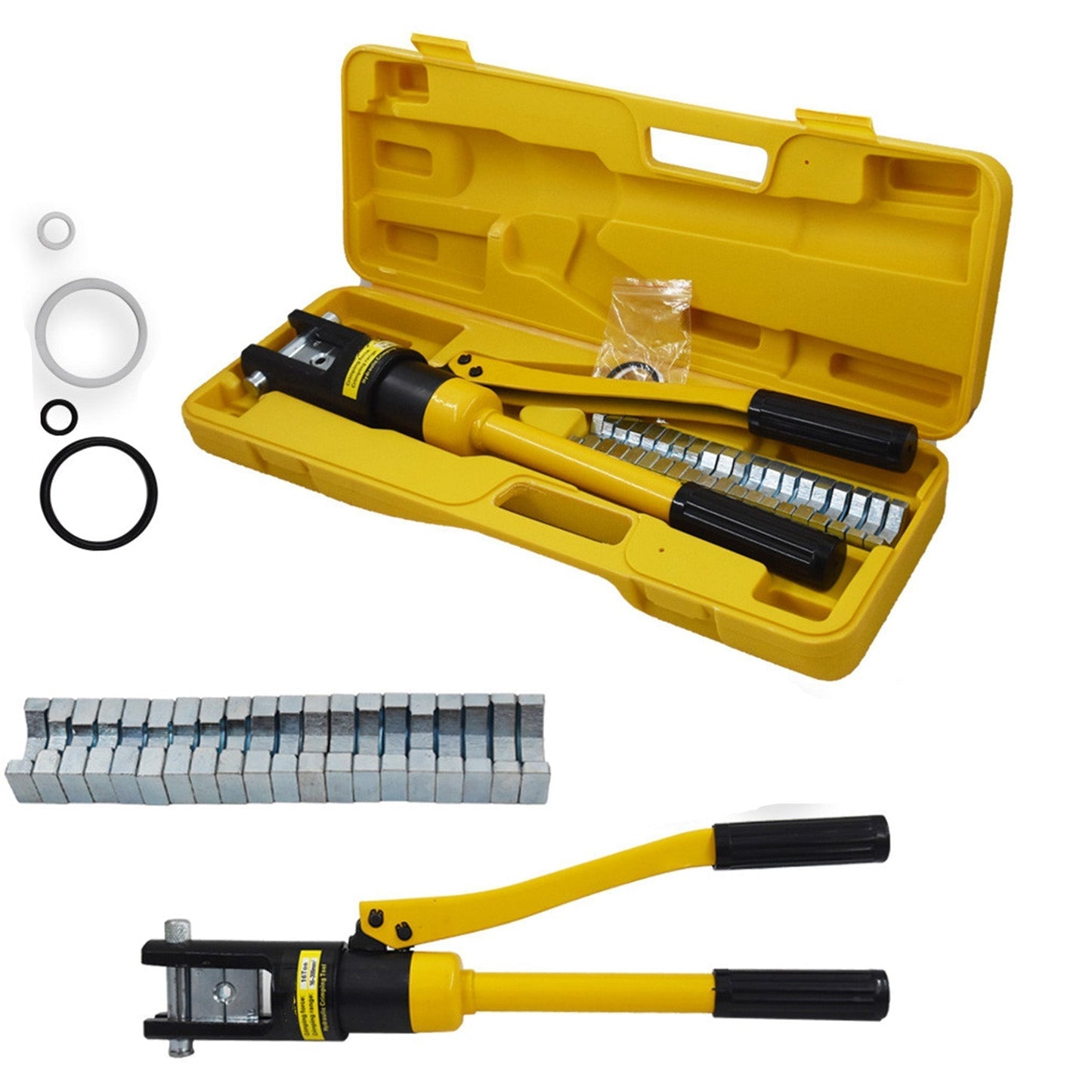 findmall  16 Ton Hydraulic Wire Crimper Battery Cable Lug Terminal Crimping Tool w/ 11 Dies FINDMALLPARTS