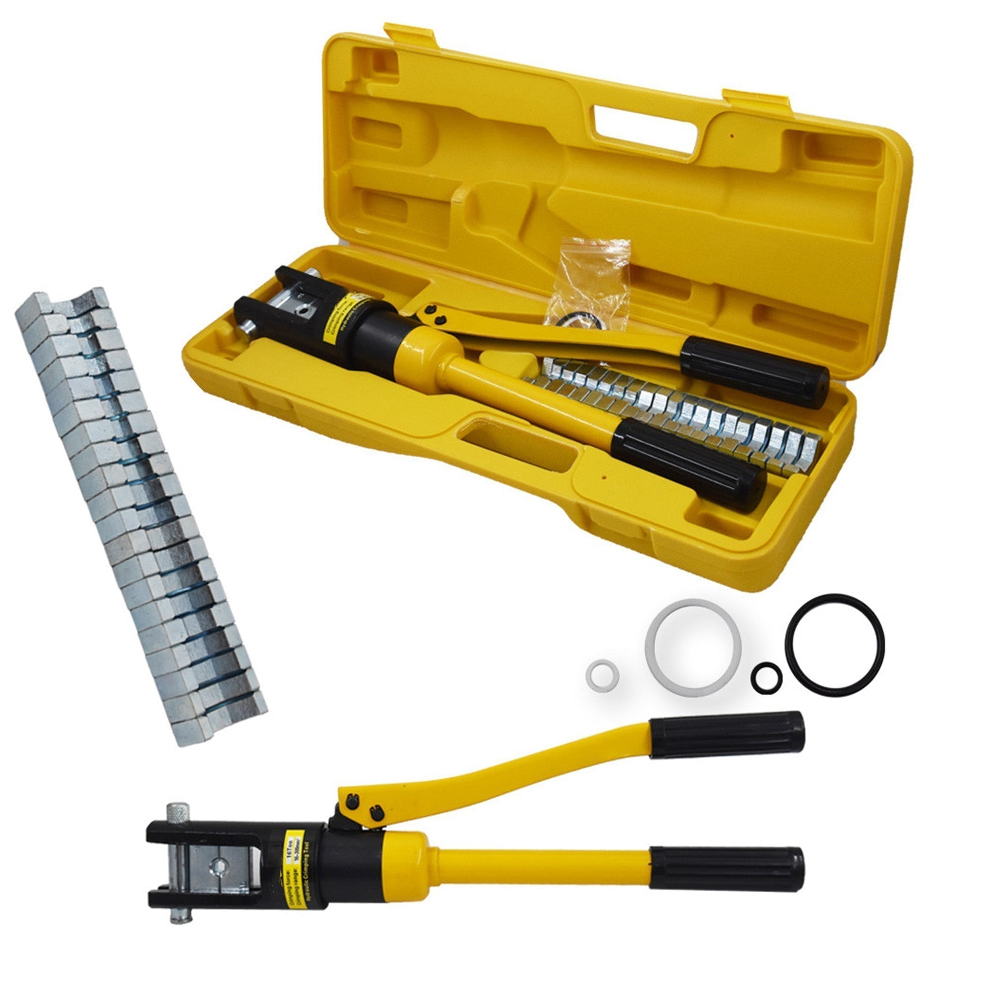 findmall  16 Ton Hydraulic Wire Crimper Battery Cable Lug Terminal Crimping Tool w/ 11 Dies FINDMALLPARTS