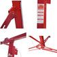 findmall  16FT Drywall Lift Rolling Panel Hoist Jack Lifter Construction Caster Wheels Lockable Tool Red FINDMALLPARTS
