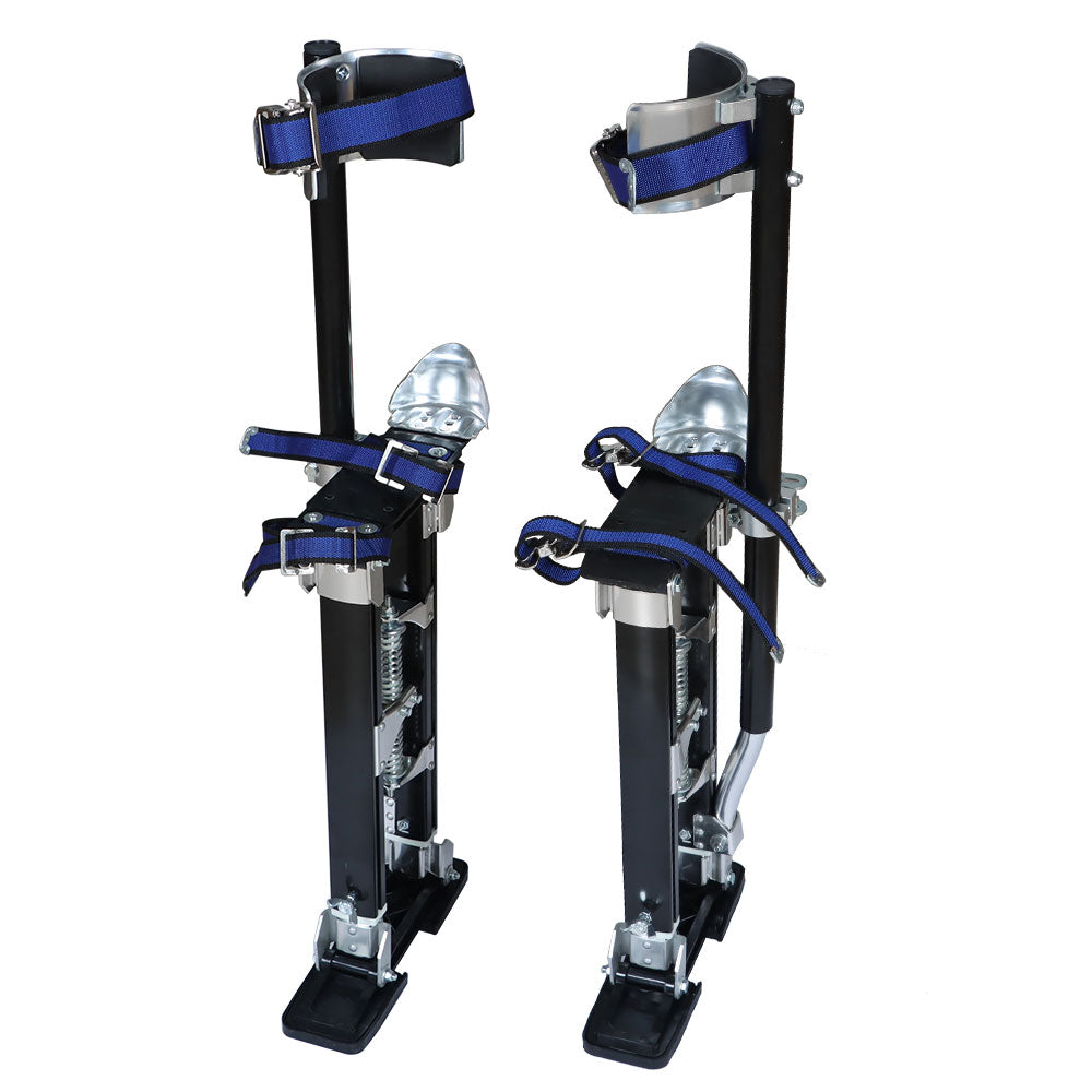 findmall  18-30 Inch Drywall Stilts Grade Adjustable Auminum Tool Stilt for Painting or Cleaning - Black FINDMALLPARTS