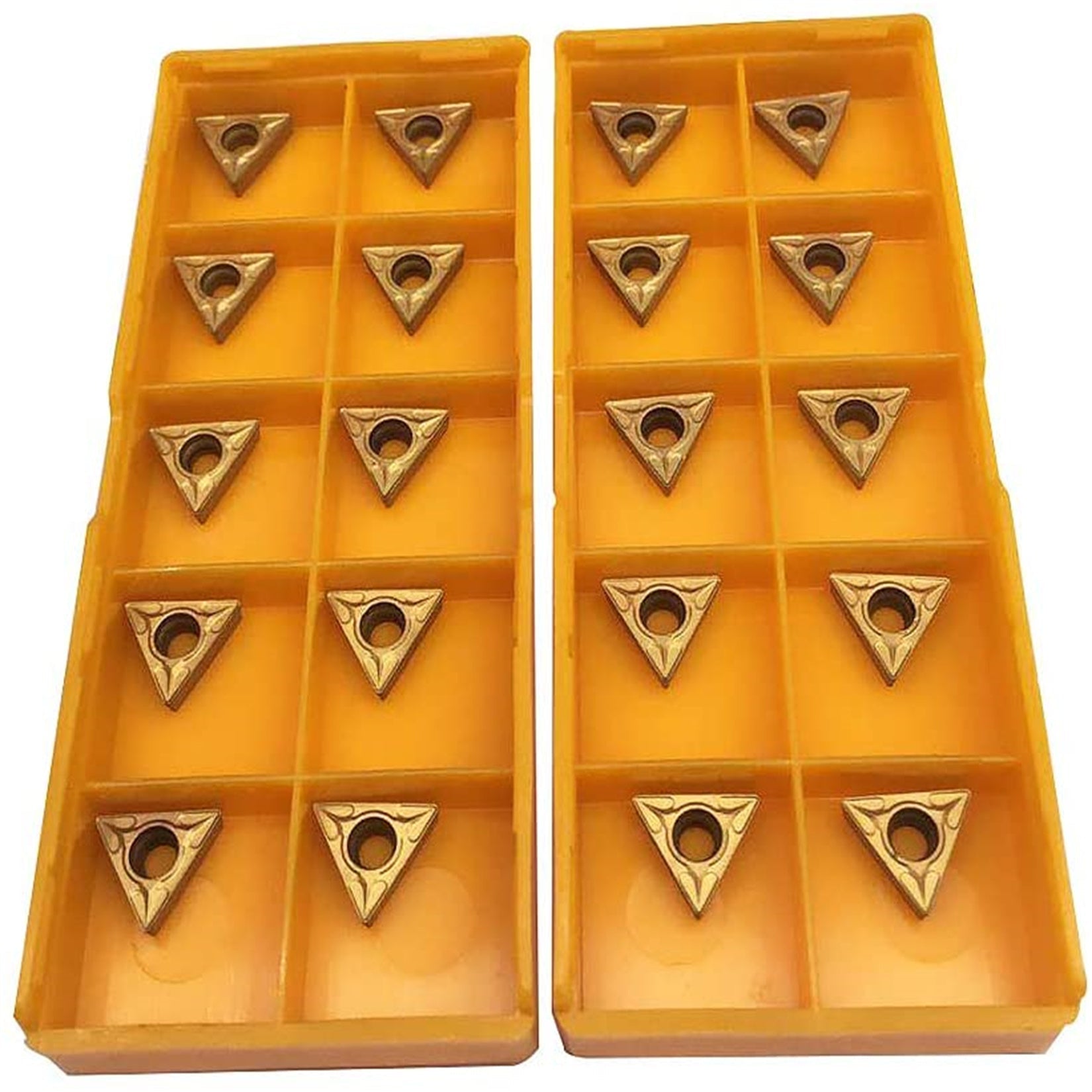 findmall  20Pcs TCMT21.51 TCMT110204 Carbide Turning Inserts Mutilayer Coated Fit for Lathe Turning Tool Holder Boring Bar FINDMALLPARTS
