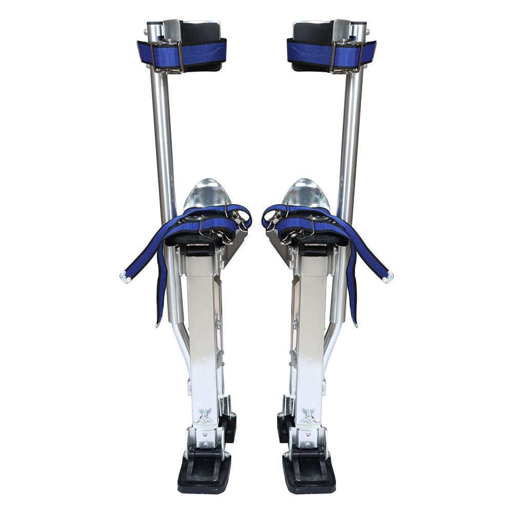 findmall  24-40 Inch Drywall Stilts Grade Adjustable Auminum Tool Stilt for Painting or Cleaning - Silver FINDMALLPARTS