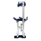 findmall  24-40 Inch Drywall Stilts Grade Adjustable Auminum Tool Stilt for Painting or Cleaning - Silver FINDMALLPARTS