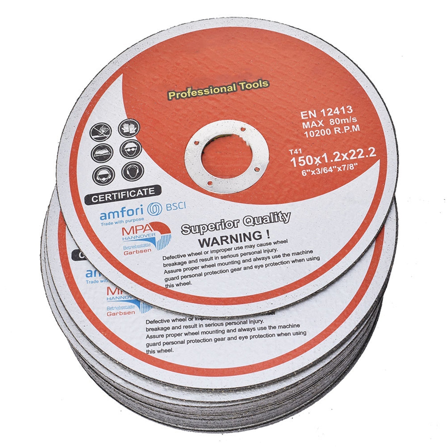 findmall 25 Pack 6"x.045"x7/8" Cut-Off Wheel - Metal & Stainless Steel Cutting Discs FINDMALLPARTS