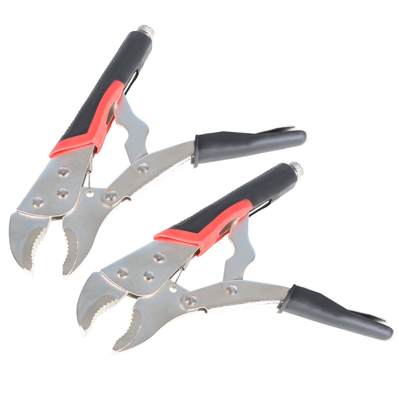 findmall  2Pcs 10 Inch Torque Lock Curved Jaw Locking Plier Set Chrome-vanadium Steel Fast Setup Easy Release for Home Shop Workshop and Automotive Use FINDMALLPARTS