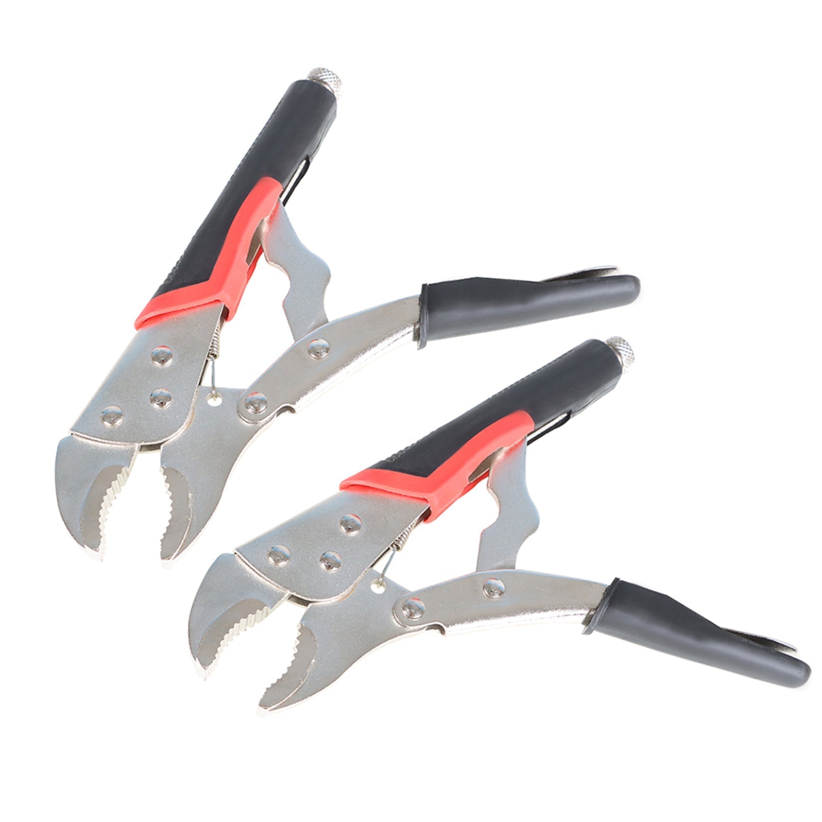 findmall  2Pcs 7 Inch Torque Lock Curved Jaw Locking Plier Set Chrome-vanadium Steel Fast Setup Easy Release for Home Shop Workshop and Automotive Use FINDMALLPARTS