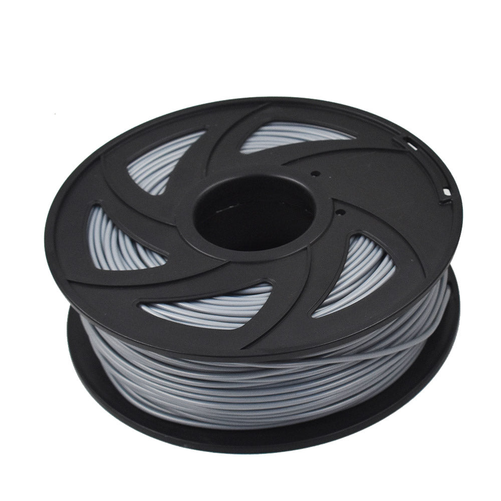 findmall 3D Printer Filament - 1KG(2.2lb) 1.75mm / 3 mm, Dimensional Accuracy PLA Multiple Color (Silver,3mm) FINDMALLPARTS