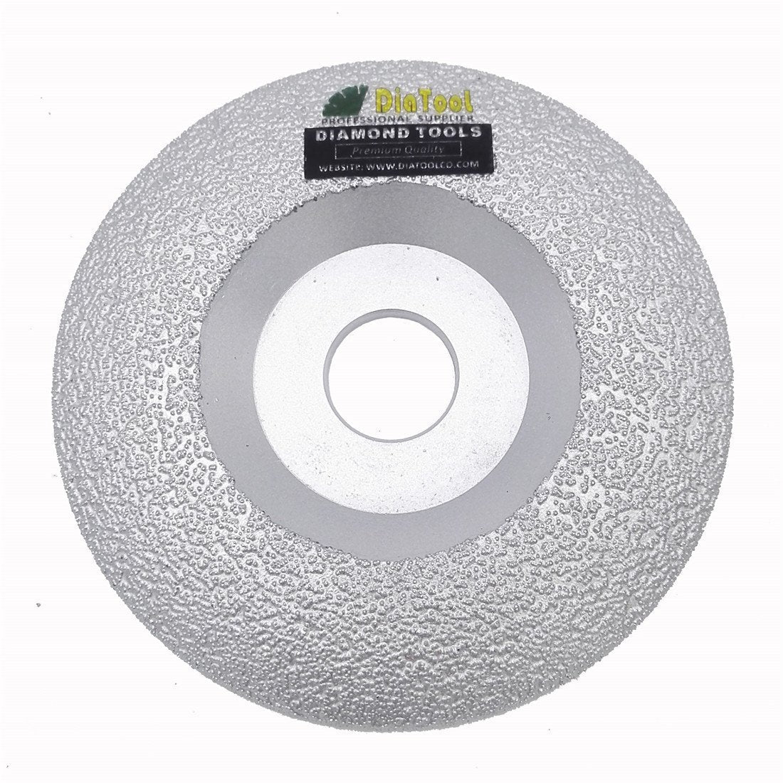 findmall  4-1/2 Inch Vacuum Brazed Diamond Grinding Disc Diamond Grinding Cup Wheel Fit for Granite Marble Iron Steel Masonry Convex Vacuum Brazed Grinding Disc Fits 7/8 Inch Arbor FINDMALLPARTS