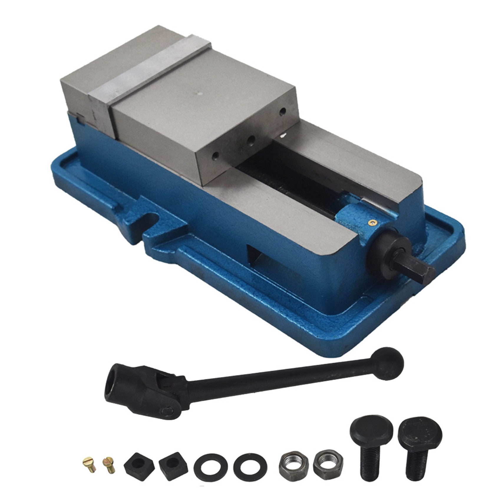findmall 4 Inch Lock Down Vise Precision Milling Vise 4 Inch Jaw Width Drill Press Vise Milling Drilling Machine Bench Clamp Clamping Vice(4") FINDMALLPARTS