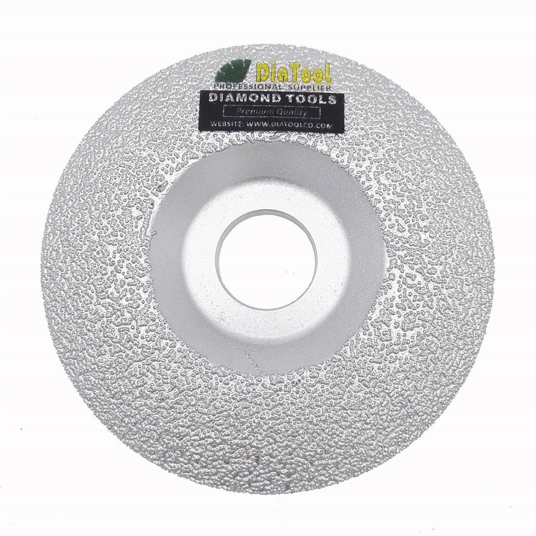 findmall  4 Inch Vacuum Brazed Diamond Grinding Disc Diamond Grinding Cup Wheel Fit for Granite Marble Iron Steel Masonry Convex Vacuum Brazed Grinding Disc Fits 7/8 Inch Arbor FINDMALLPARTS