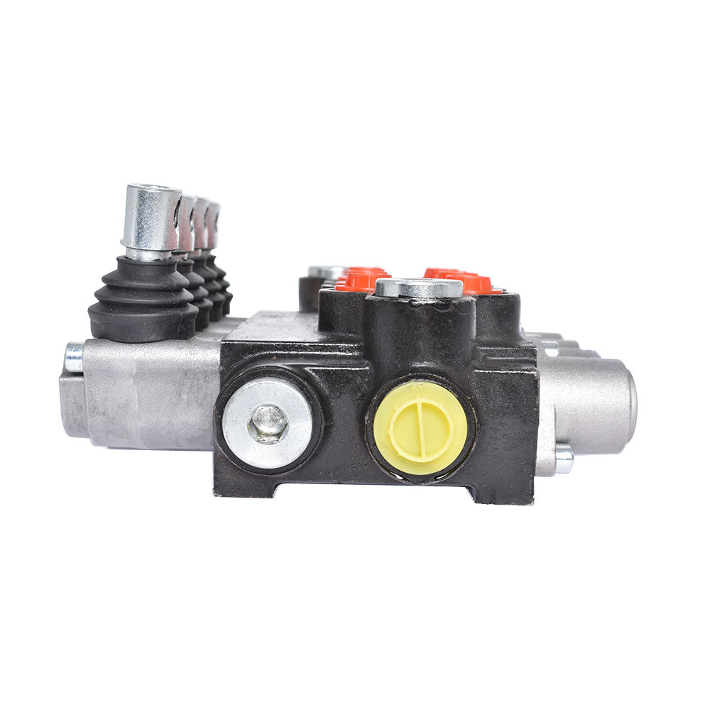 findmall 4 Spool 11 GPM Hydraulic Monoblock Double Acting Control Valve SAE Ports FINDMALLPARTS