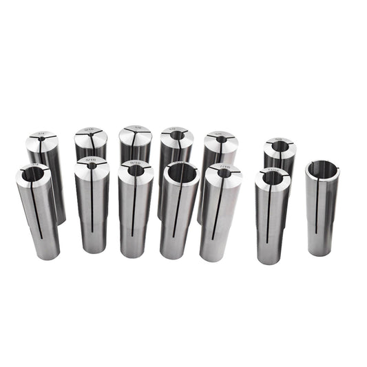 findmall 4MT Morse Taper Collet 13 Pcs Set 1/8" - 1" With 3/16 1/4 3/8 1/2 5/8 3/4 Fit For Bridgeport FINDMALLPARTS