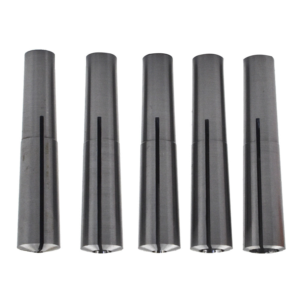 findmall  5 Pcs MT1 Morse Taper Collet Set 1/16" To 5/16" with 1/8" 3/16" 1/4" Round Fit For Bridgeport FINDMALLPARTS