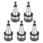 findmall  5Pcs ISO30 ER32-45L Chuck Tool Holder Balance Collet Chuck G2.5 30000RPM CNC Stainless Steel Tool Holder with Pull Stud Milling Lathe Fit for CNC Engraving Machine and Milling Lathe Tool FINDMALLPARTS