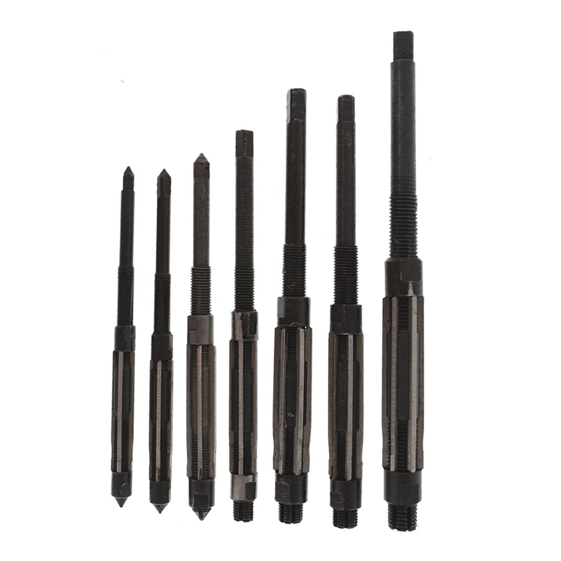 findmall 7 Set High Speed Steel Adjustable Hand Reamers HV to H3 1/4" to 15/32" for Drilling Machine and Other Machine FINDMALLPARTS