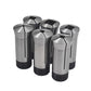 findmall  7Pcs 5C Hex Collet 1/4-7/8 Inch Carbon Steel 5C Hex Collet Set Fit for Machining Turning FINDMALLPARTS