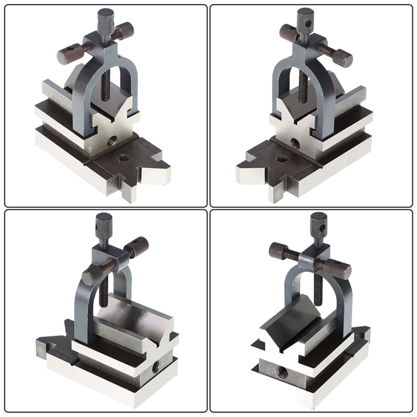 findmall  All Angle Toolmakers V-Block & Clamp .0003 Hardened Steel Holding Capacity 1-5/16 FINDMALLPARTS
