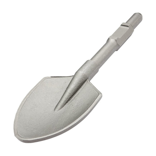 findmall  Clay Spade Chisel Bit (5.5 X 17.5 Inch) for Demolition Hammers, 1-1/8 Inch Hex Shank FINDMALLPARTS