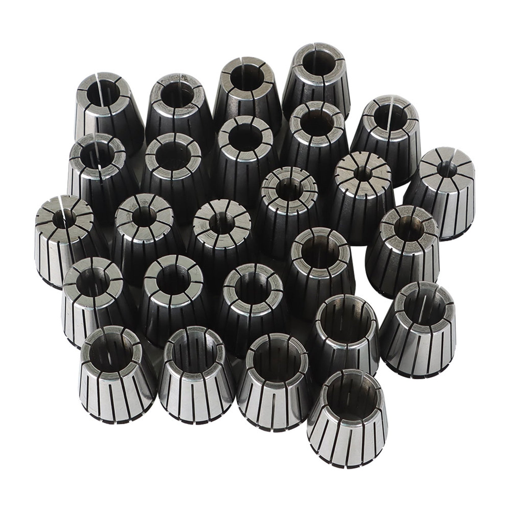 findmall  ER32 Collet Set 26Pcs ER32 Collet Chuck Spring Collet Set CNC Engraving Milling Lathe Chuck Tool 1/32-13/16 Inch Fit for CNC Engraving Machine and Milling Lathe Tool FINDMALLPARTS