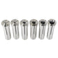 findmall  ER8 Collet Set 6Pcs ER8 Collet Chuck Spring Collet Set CNC Engraving Milling Lathe Chuck Tool 1/8-3/4 Inch Fit for CNC Engraving Machine and Milling Lathe Tool FINDMALLPARTS