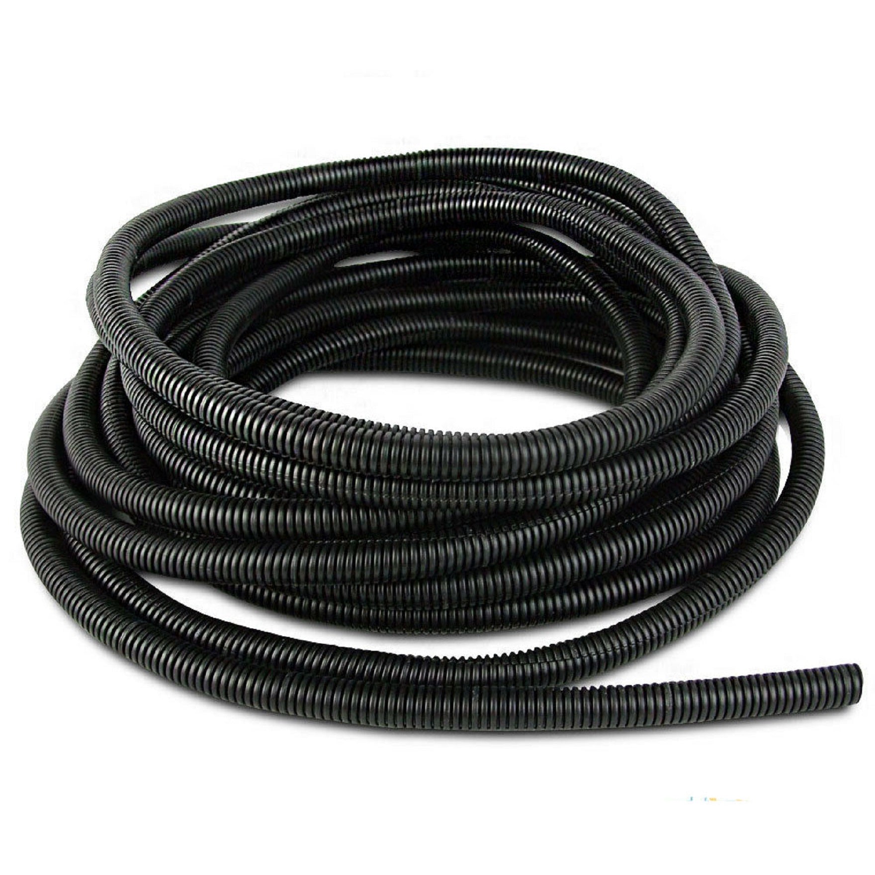 findmall Flex Cable Black Wire Loom Tube Corrugated Conduit (25-1/2") FINDMALLPARTS